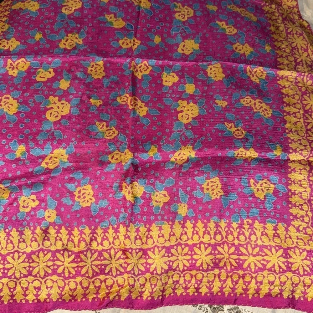 Delicate silk scarf